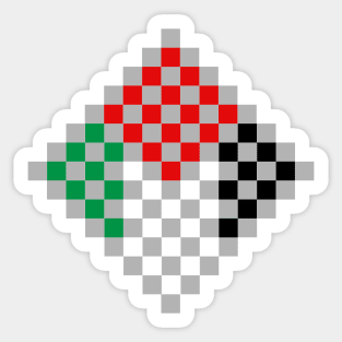 Palestine Embroidery Pattern 1 Sticker